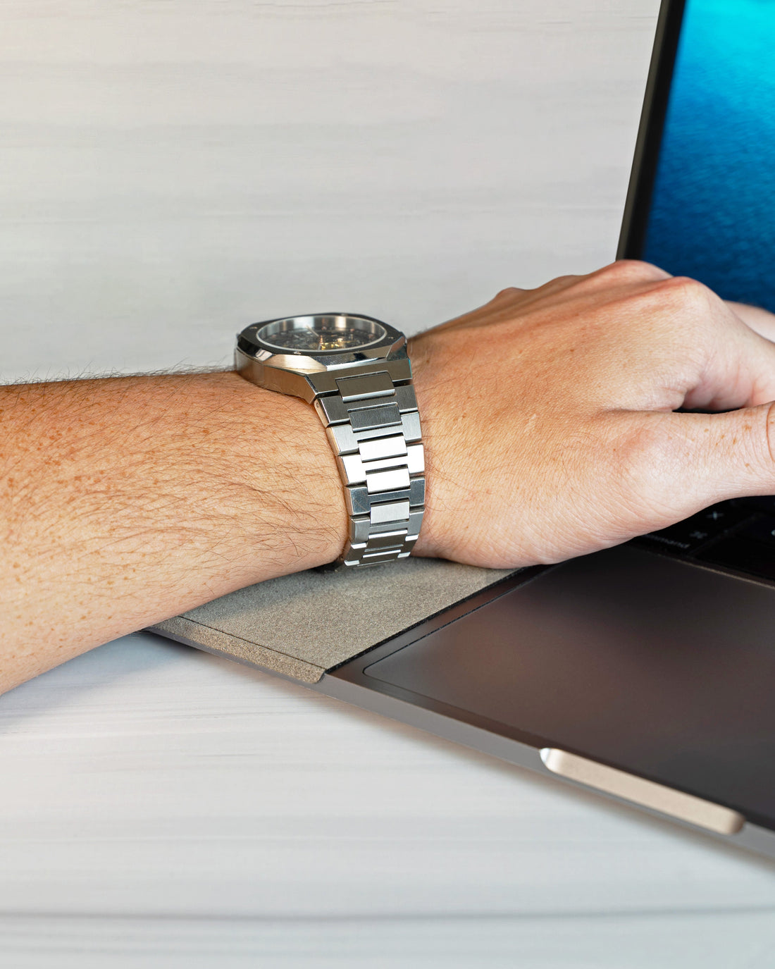 The Best MacBook Wrist Rest If You Wear a Watch