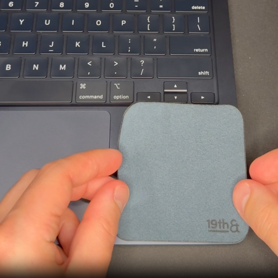 Applying WatchPads onto Macbook laptop